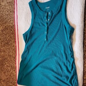 Old Navy Teal Maternity/nursing Tank
